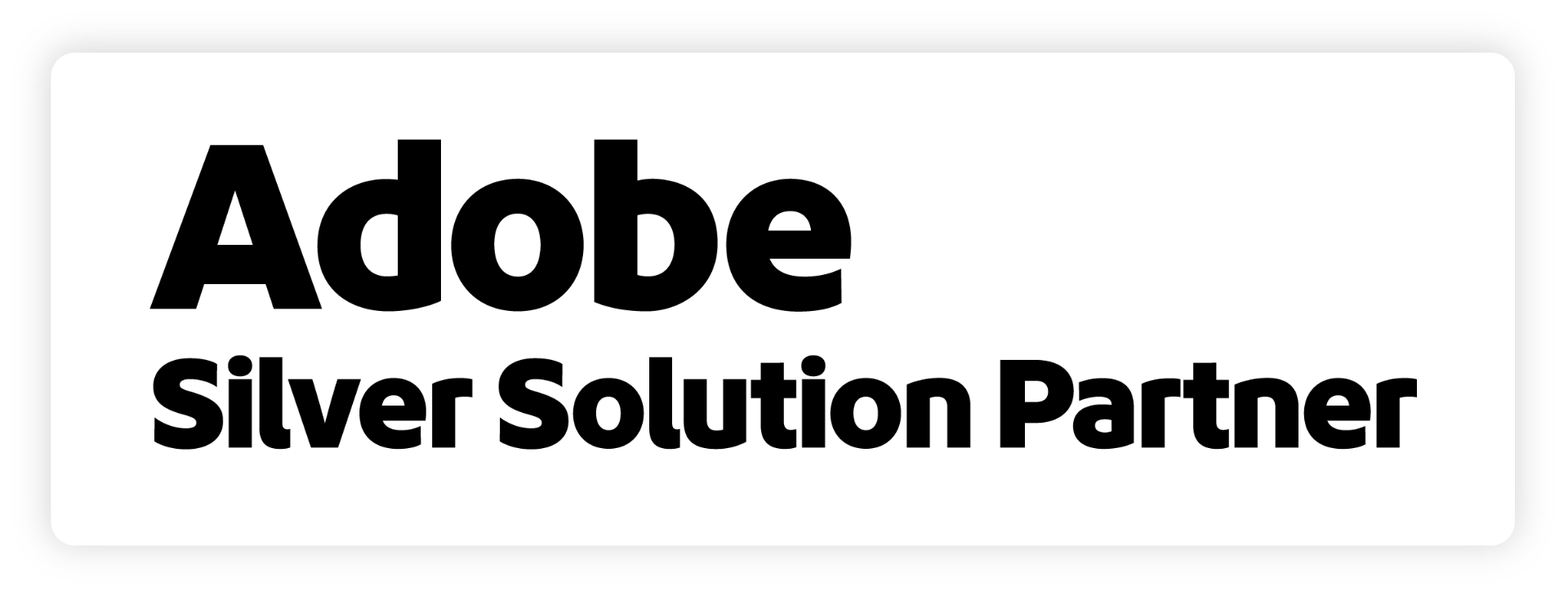 Adobe Solution Partner — Silver